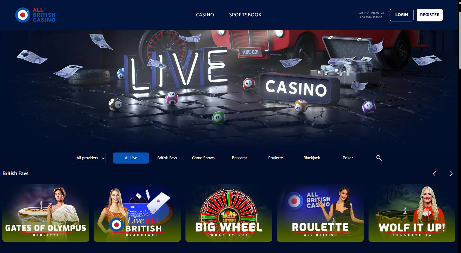 3. All British Casino - Strong Jeton Casino Value